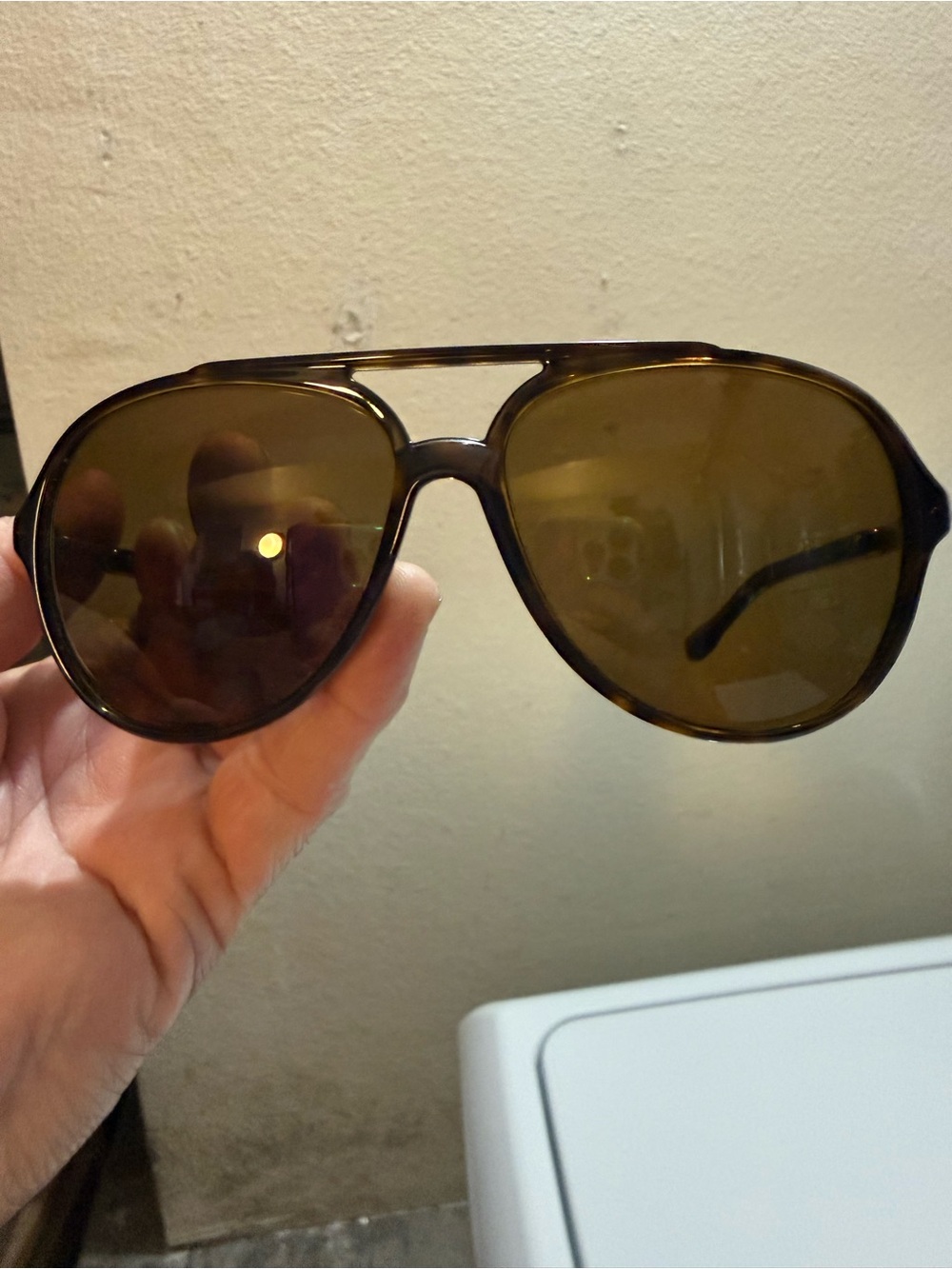 Dolce and Gabbana Brown Aviator Sunglasses - Classic Men’s Style